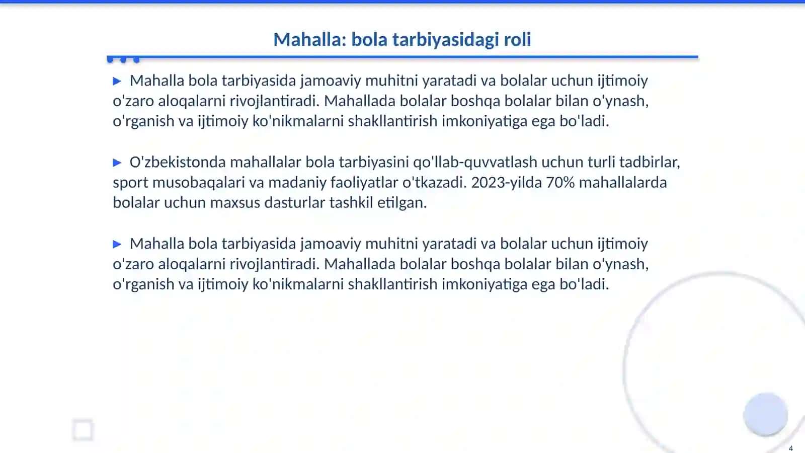 Bola tarbiyasida oila,mahalla va MTT hamkorligi 4