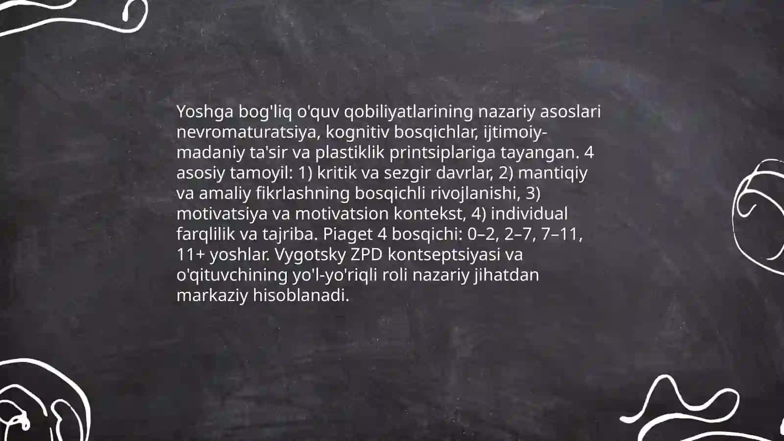 O'quv qobiliyatlari rivojlantirishning yoshga bog 'liq xususiyatlari 4