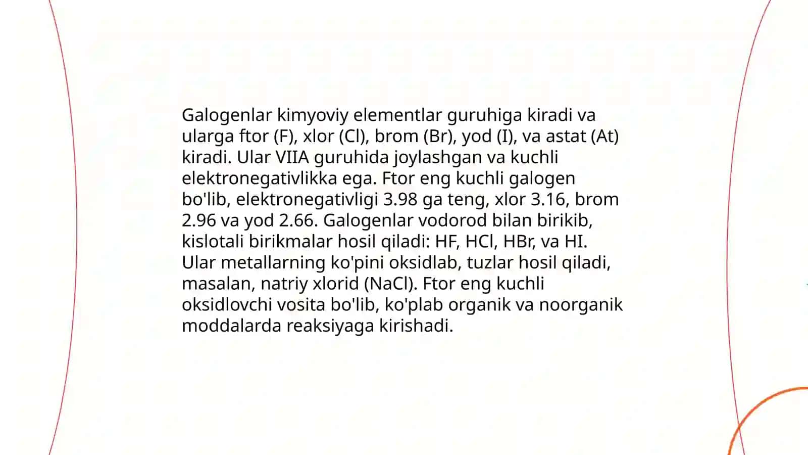 Galogenlarning sulfidlari va oksokislotalari 4