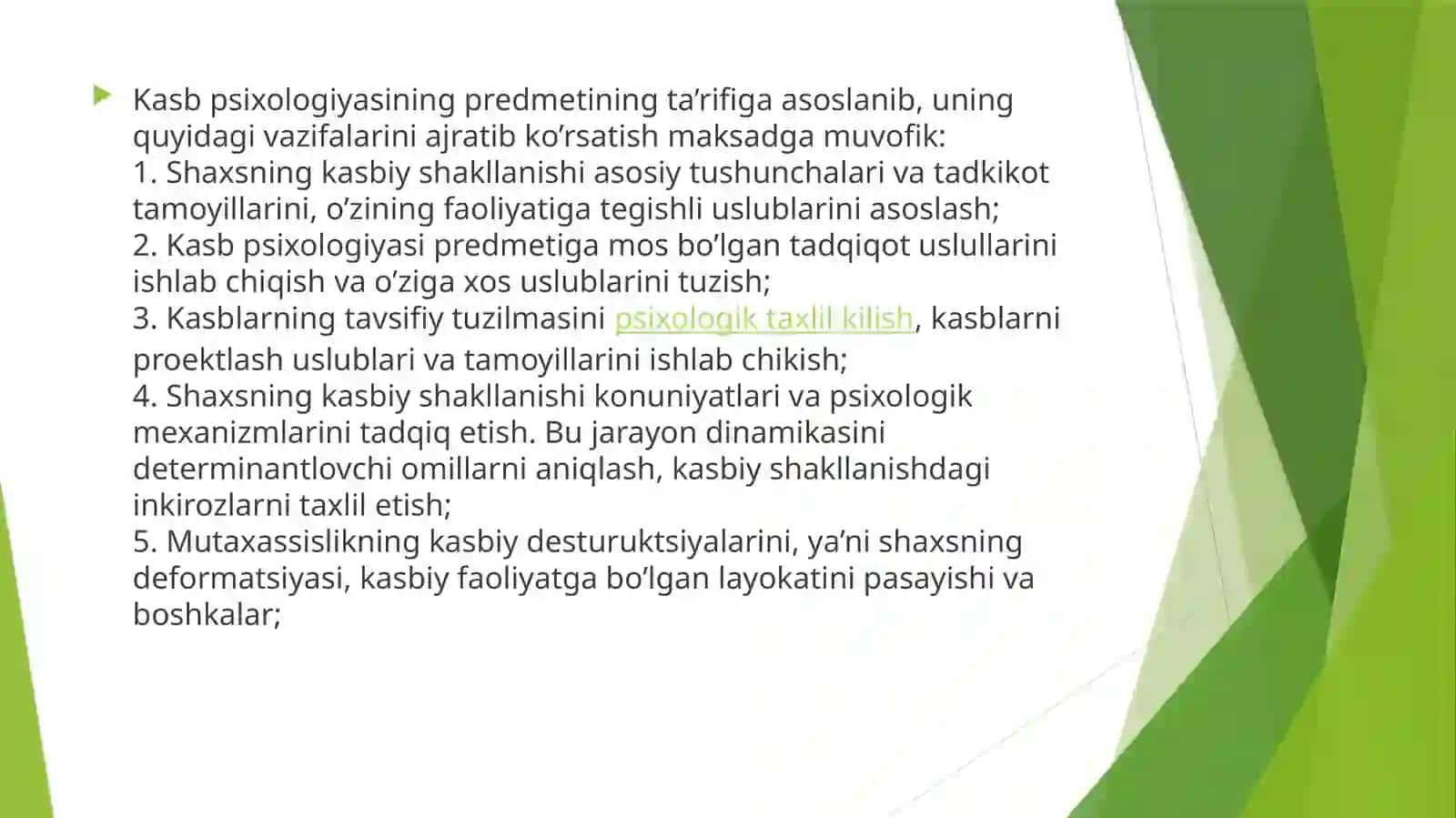 Kasbiy faoliyat 4
