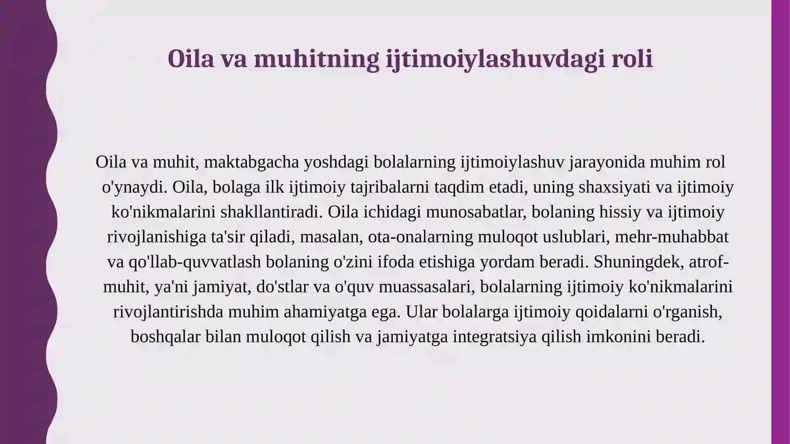 Maktabgacha yoshdagi bolalar ijtimoiylashuvi xususiyatlarini amaliy tahlili. 4
