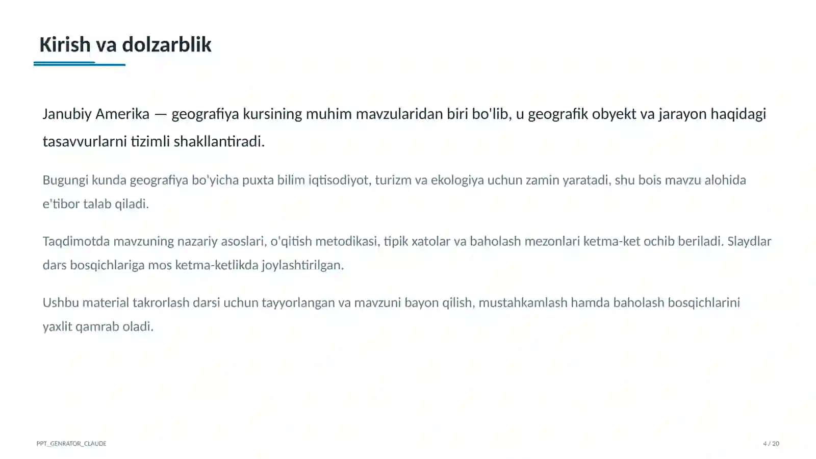 Janubiy Amerika (7-sinf) 4