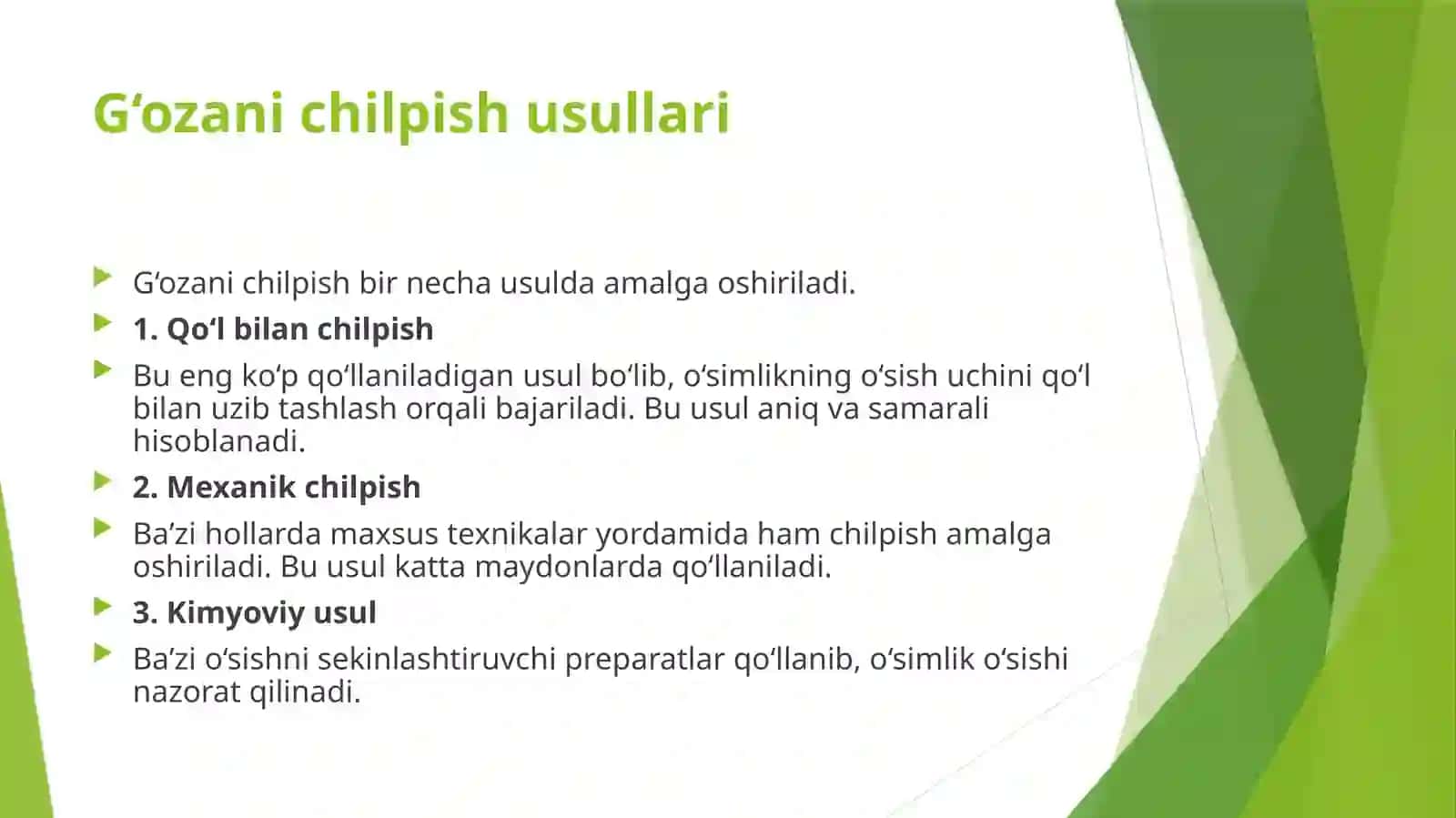 G‘O‘ZANI CHILPISH VA MINERAL OZIQLANTIRISH 4