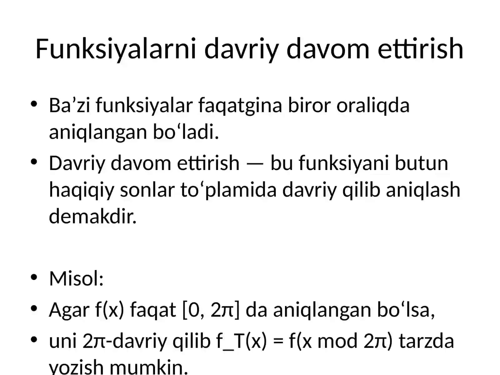 Davriy funksiyalar 4