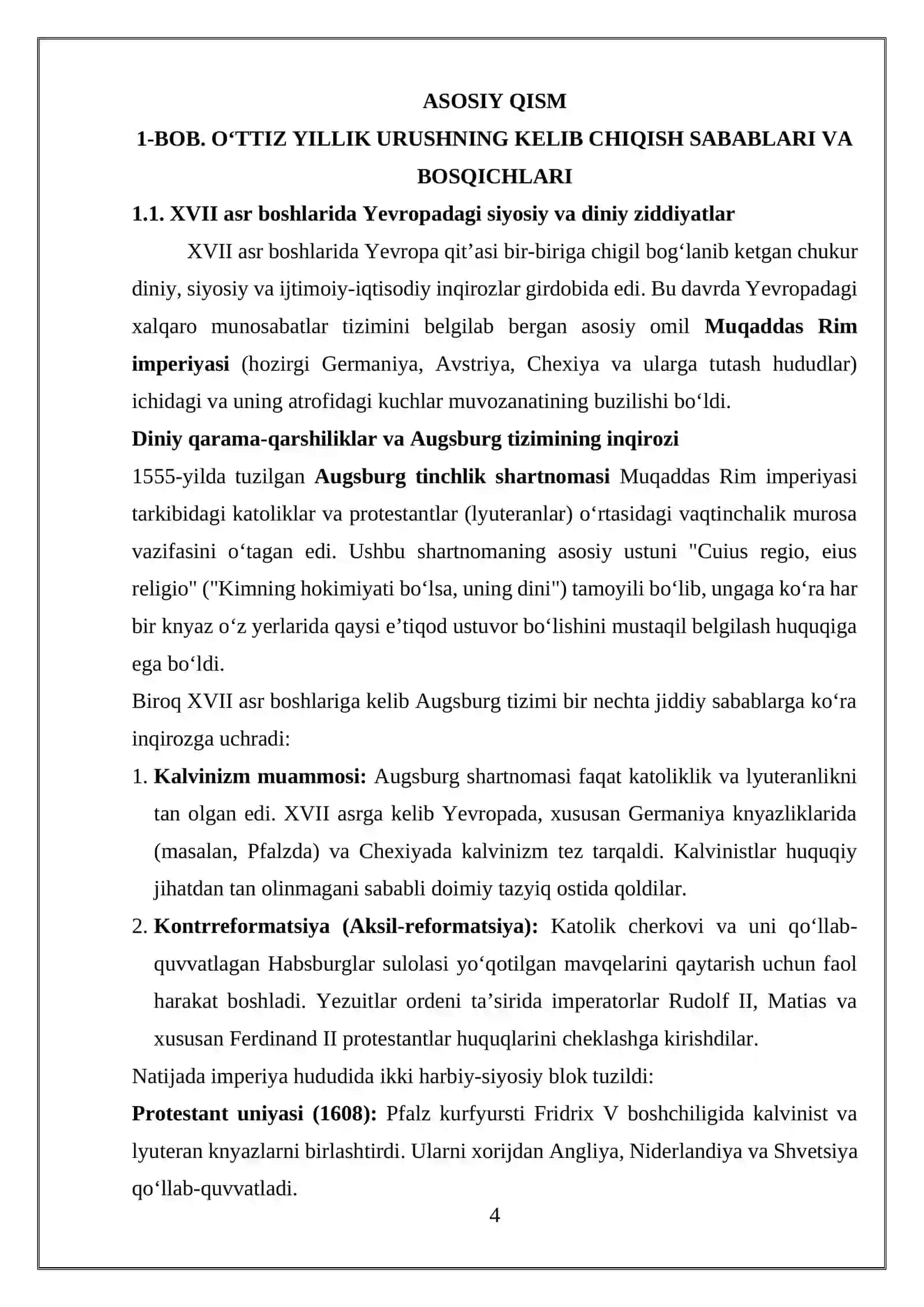 O‘TTIZ YILLIK URUSHNING YEVROPADA XALQARO MUNOSABATLARGA TA’SIRI 4
