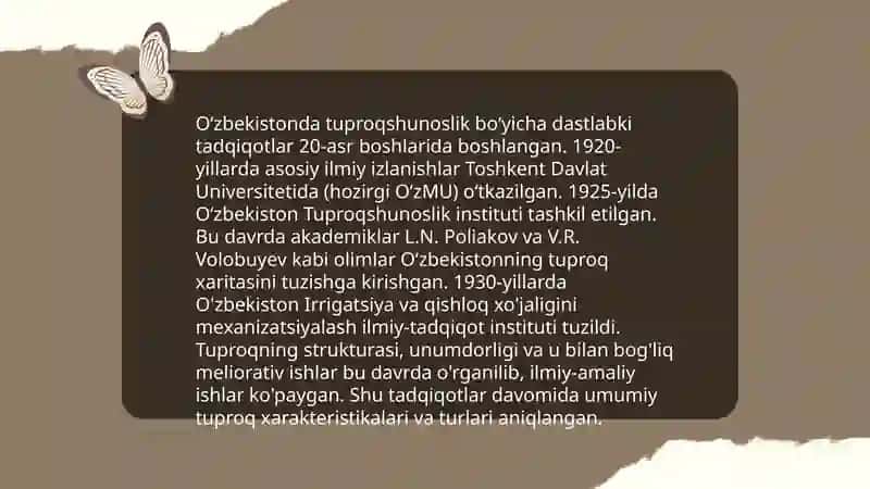 "Tuproqlar geografiyasi" fanining rivojlanishi 4