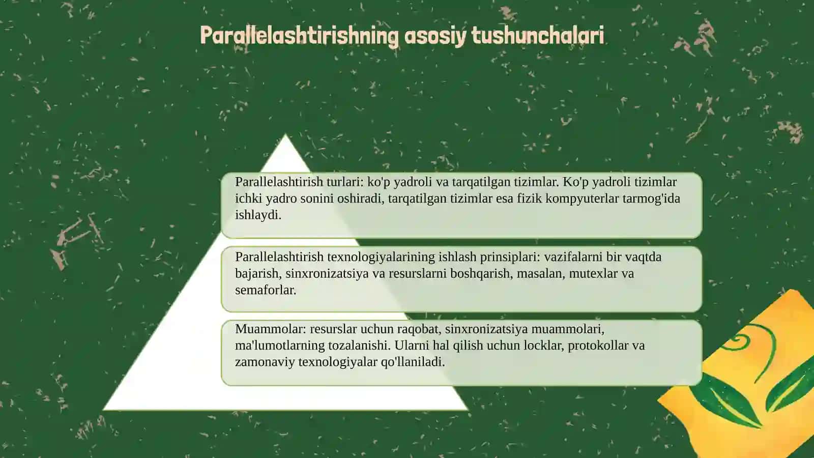 Zamonaviy parallelashtirish texnologiyalari 4