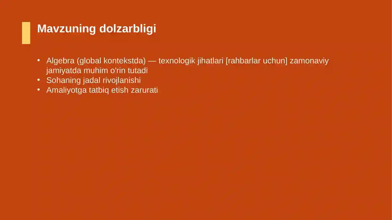 Algebra (global kontekstda) — texnologik jihatlari [rahbarlar uchun] 4