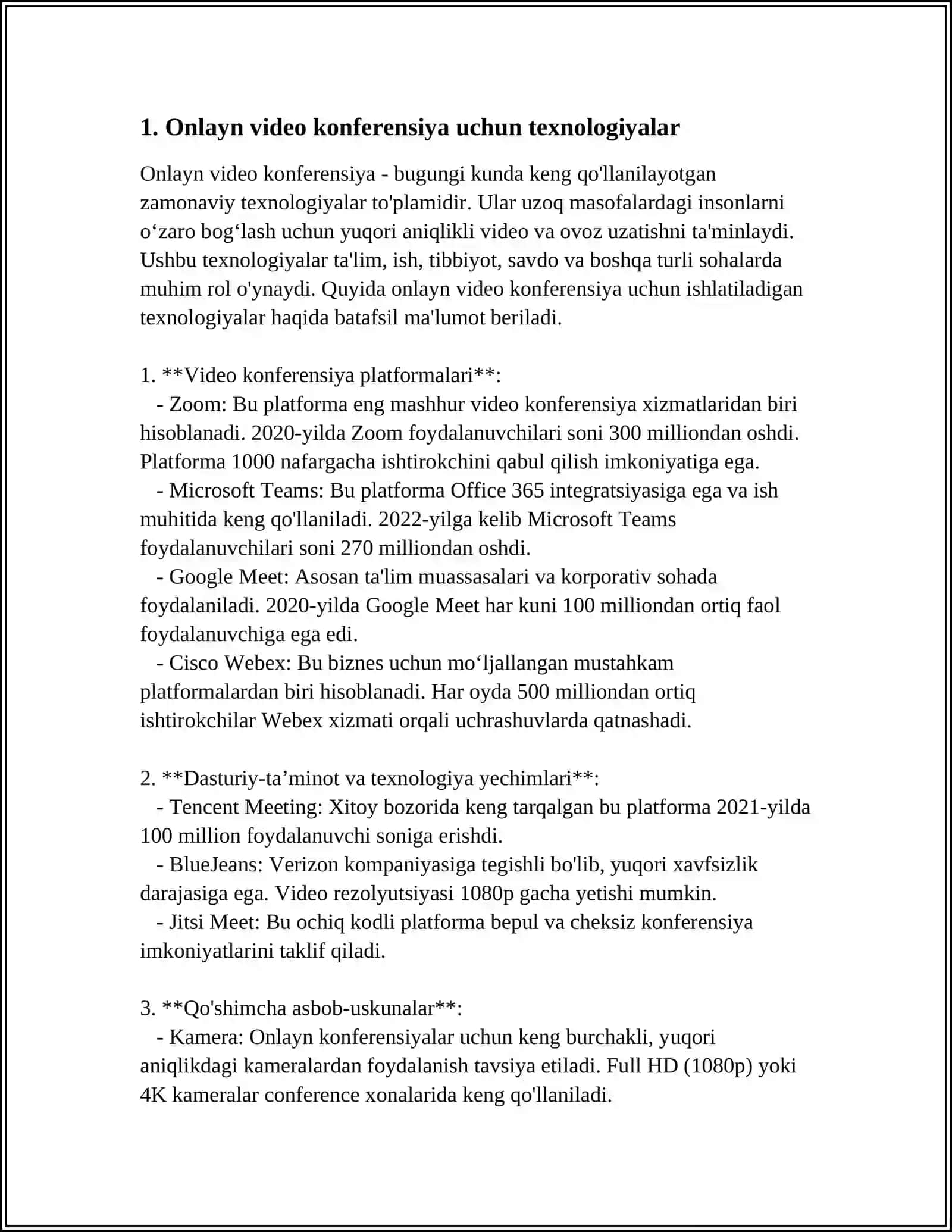 BOSHLANĜICH TA'LIM JARAYONIDA ONLAYN VEDIO KONFERINSIYA VA VIRTUAL TA'LIMNI TASHKIL ETISHDAGI KREATIVLIK 4