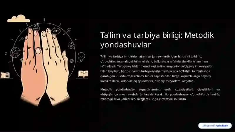 Tarbiyaviy ishlar metodikasi 4