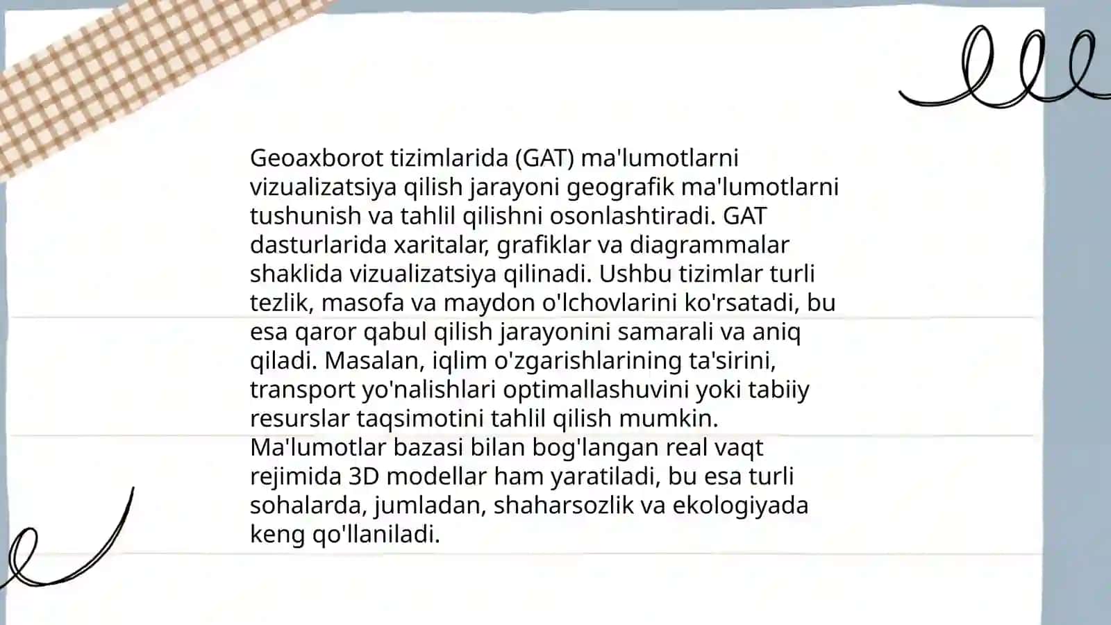 Geoaxborot tizimlarida xaritalar bilan ishlash 4