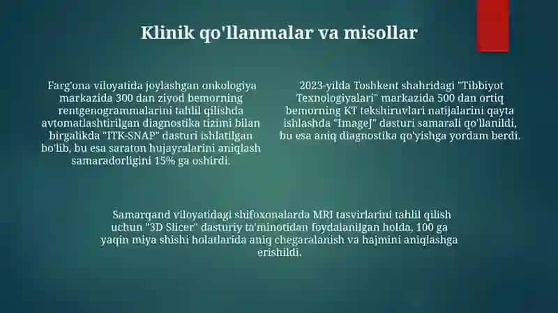 Tibbiyot grafik malumotlari ustida ishlash dasturiy ta'minoti 4