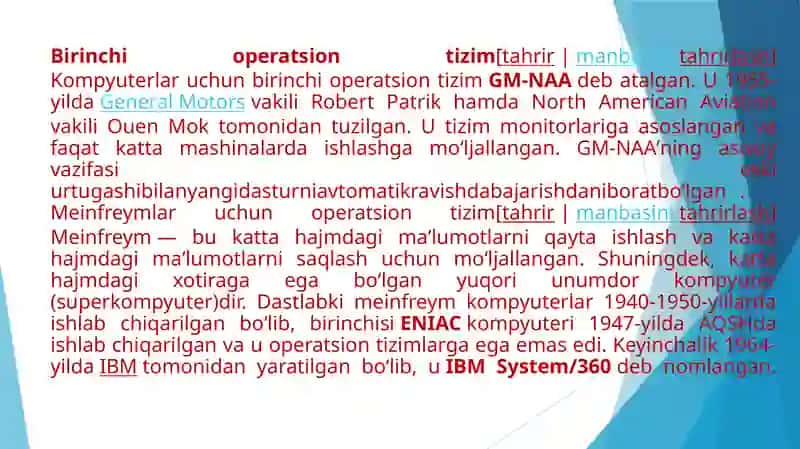 Operatsion Tizimlar 4