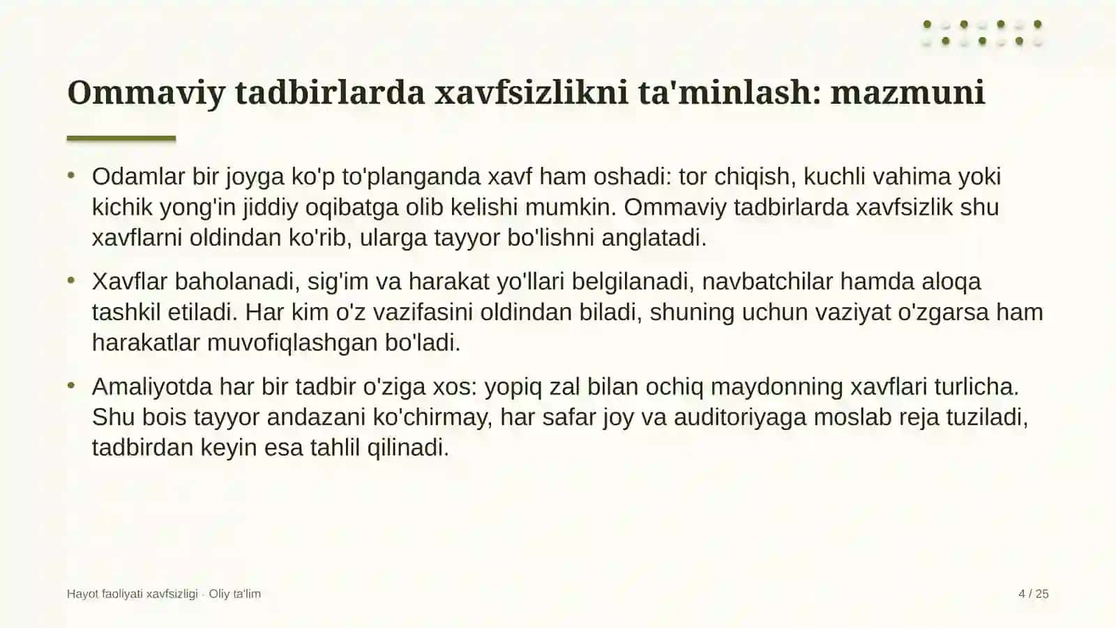 tuman gazetalarida ommaviy tadbirlarda xavfsizlikni ta'minlash 1982 4