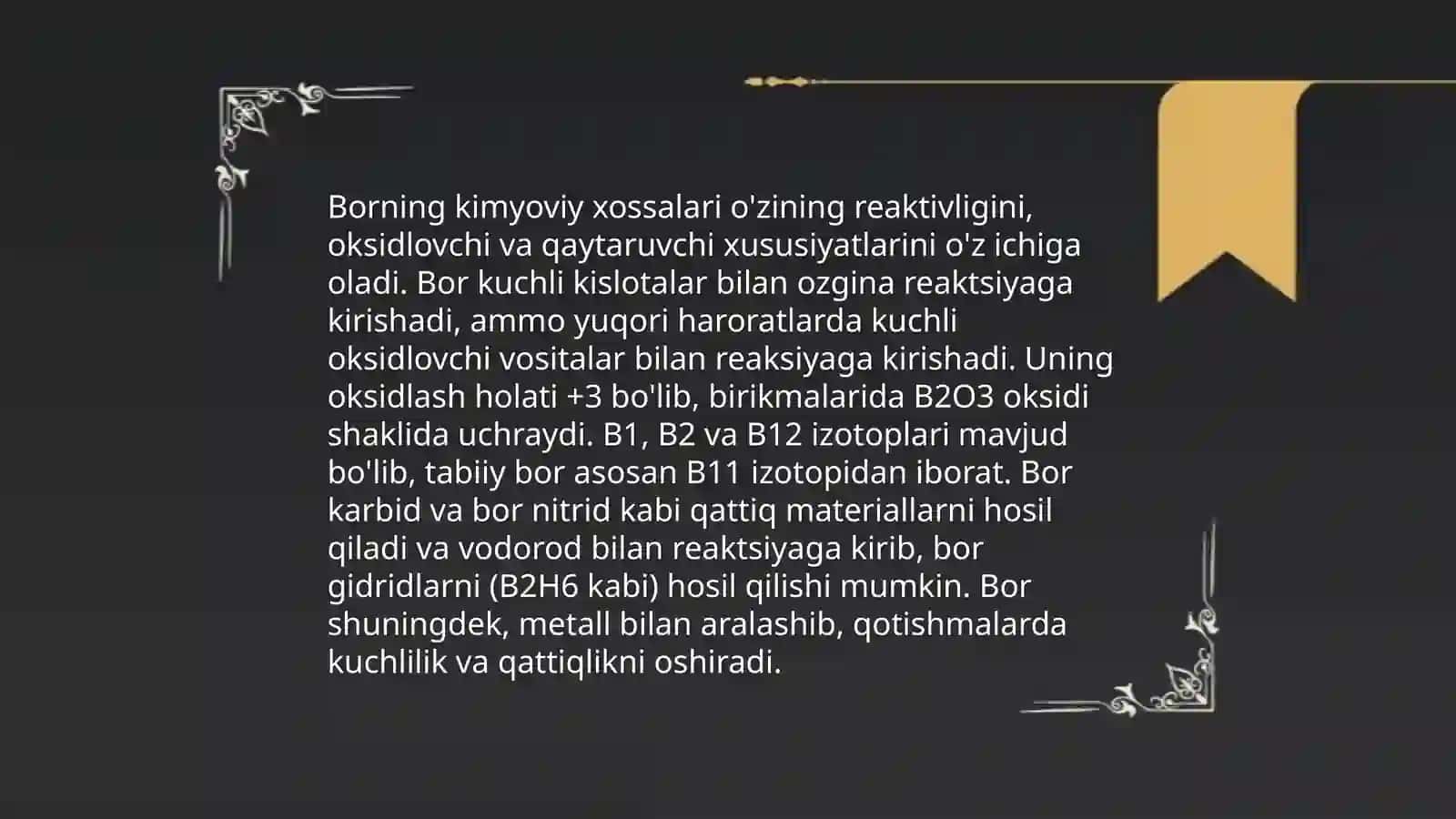 Davriy sistemaning 3A guruh elementlari 4