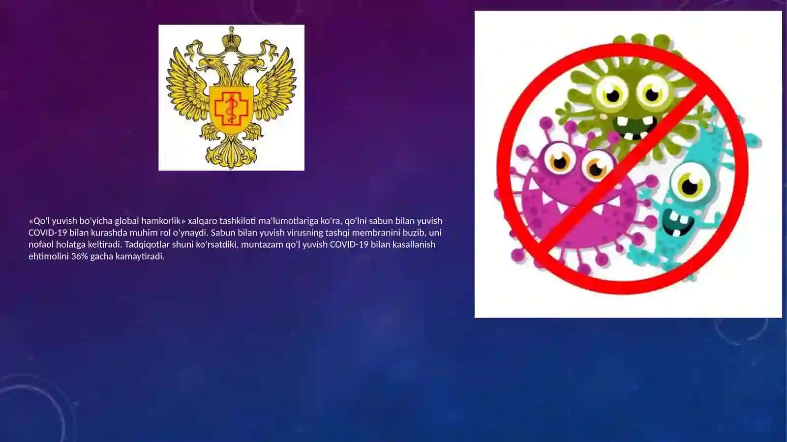 Toza qo'llar gigiyenasi va infeksiyalar profilaktikasi 4