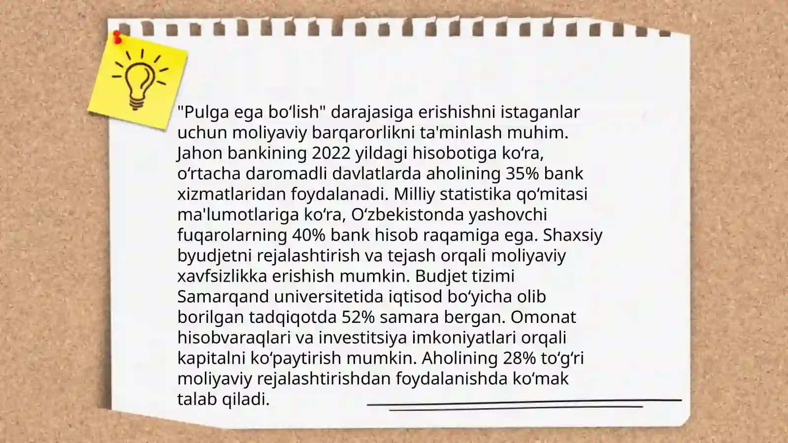 Pul Qayerdan Olinadi 4