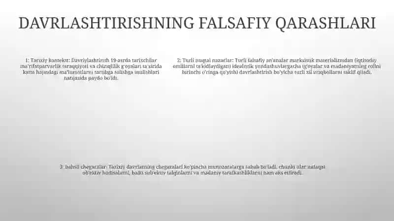 Falsafiy Tafakkur Tarixini Davrlashtirish Muammosi 4
