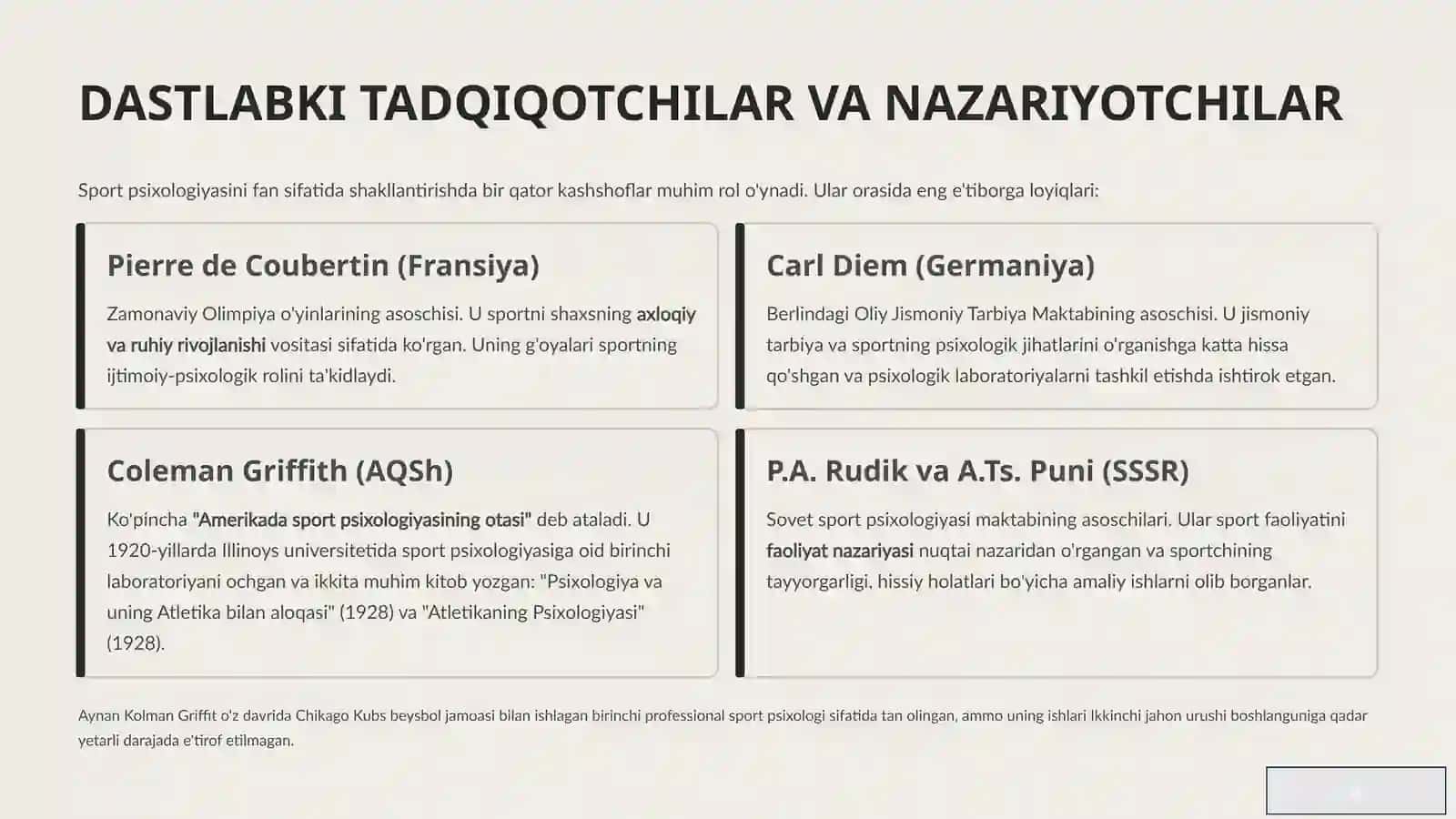 SPORT PSIXOLOGIYASI VUJUDGA KELISHI VA RIVOJLANISHI 4
