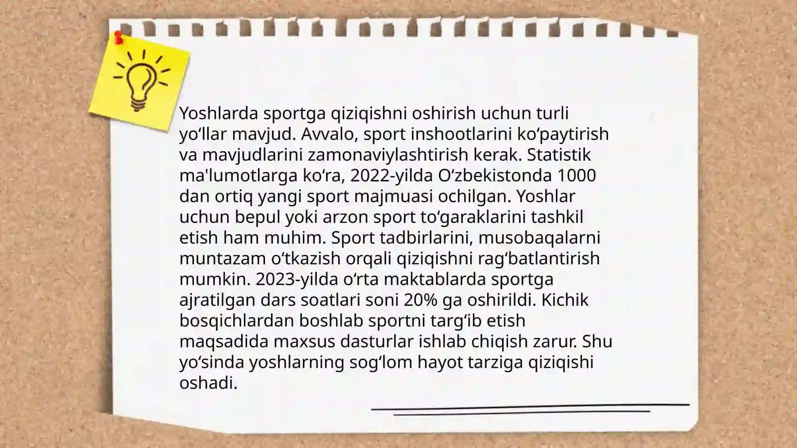 Janirning rivojlanishi va sport yo'nalishini shakillantirish 4