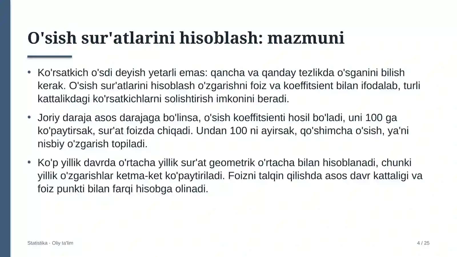 faktoring kompaniyalarida o'sish sur'atlarini hisoblash 3972 4