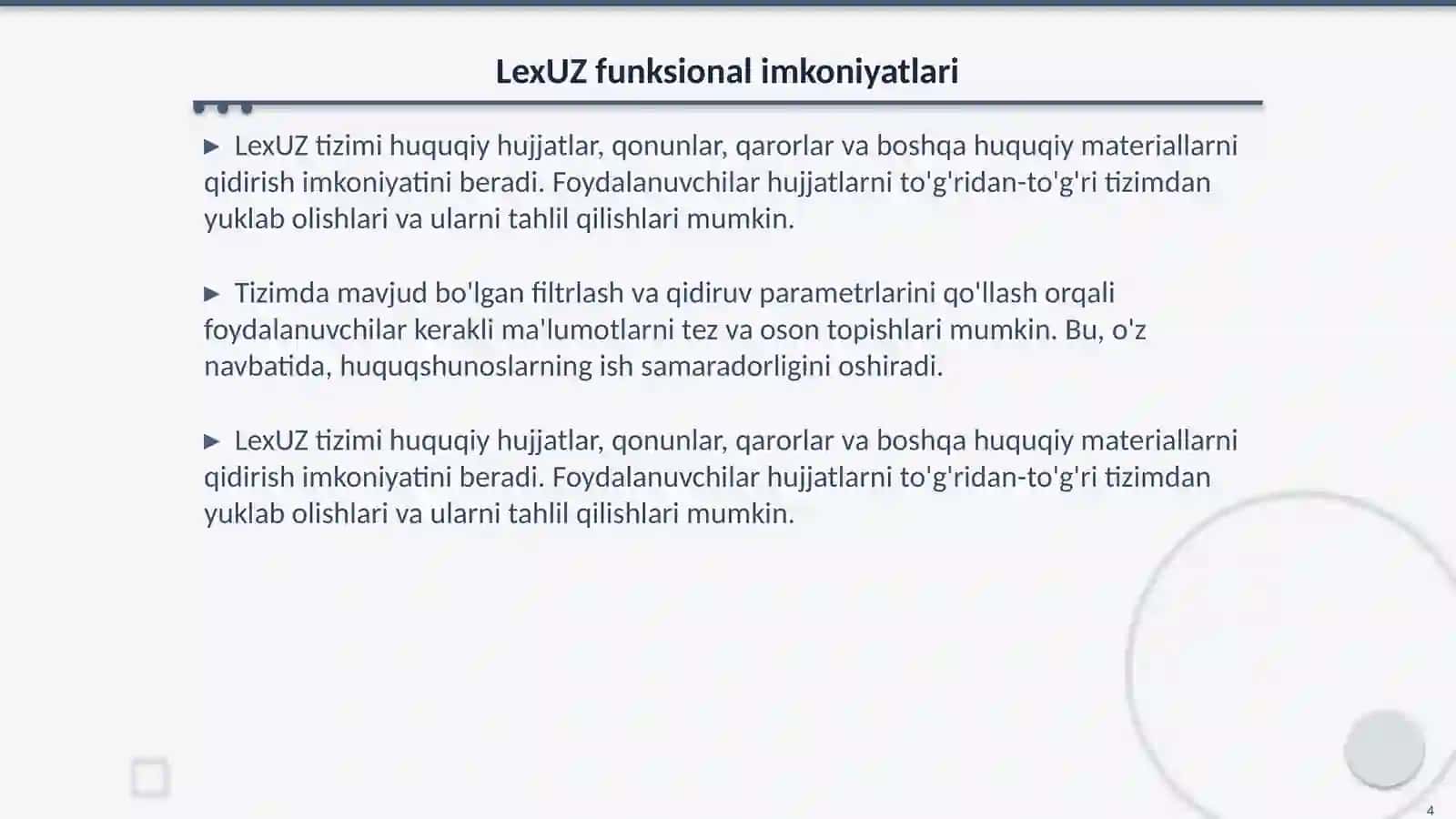LexUZ huquqiy maʼlumot bazasi 4