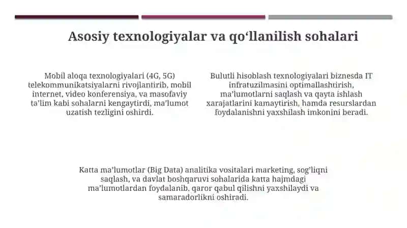 Axborot kommunikatsiya texnologiyalari 4
