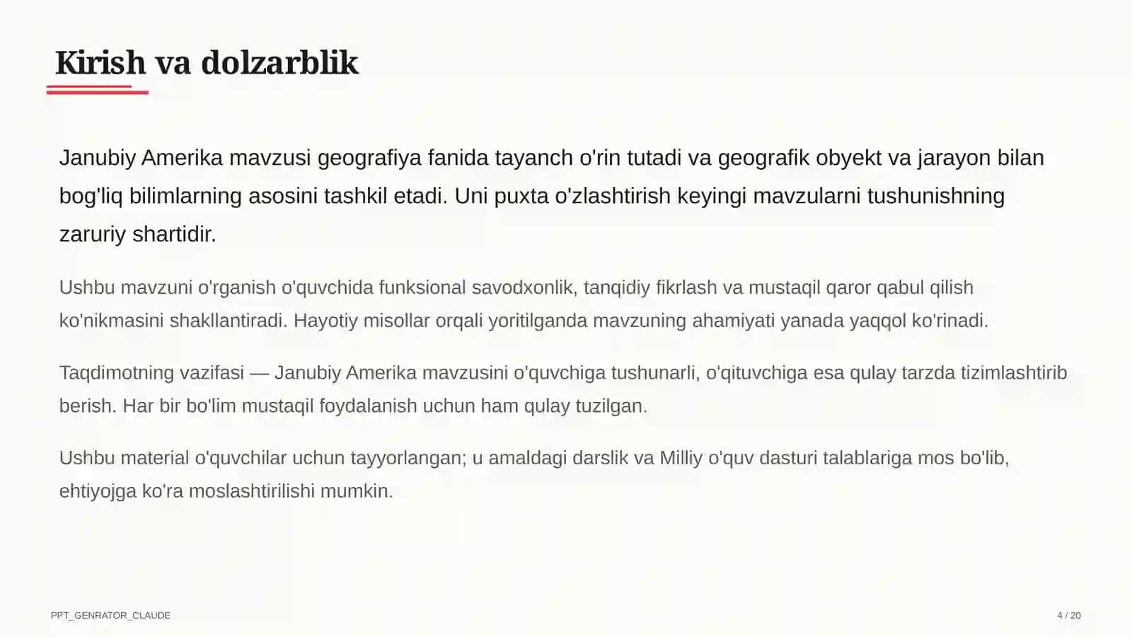 Janubiy Amerika (7-sinf) 4