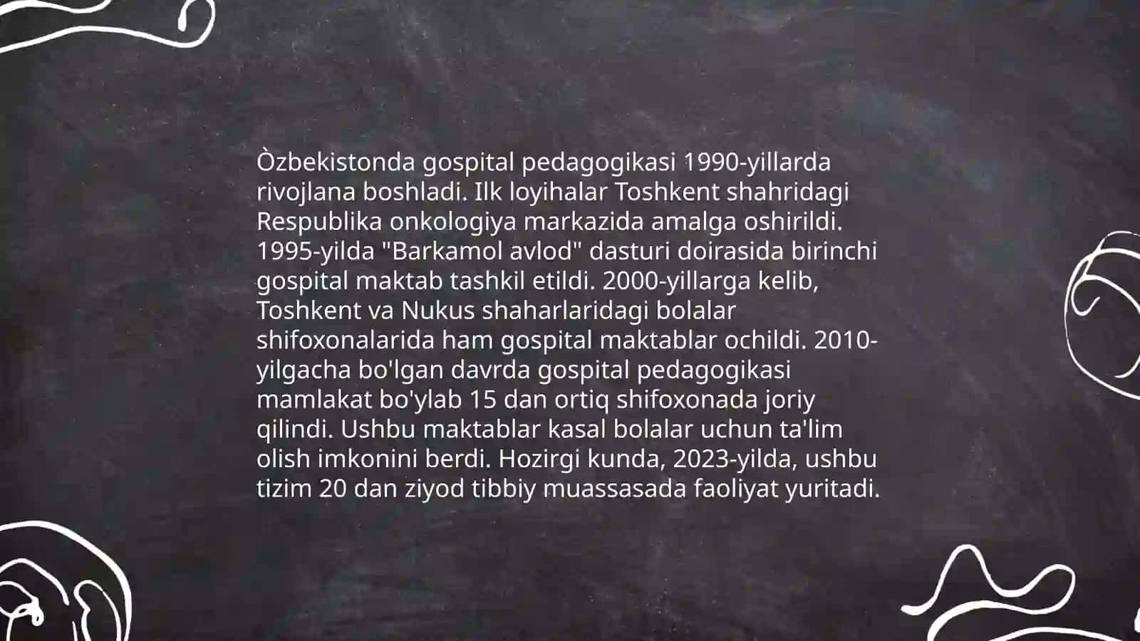 Òzbekistonda gospital pedagogika fanining rivojlanish tarixi 4