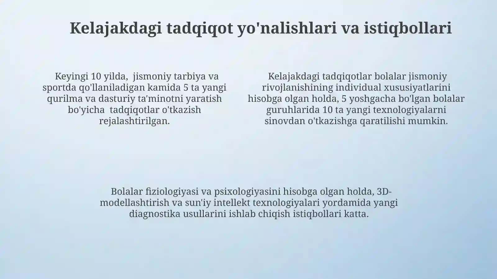 Bolalar jismoniy nazariyasi va texnalogiyalari fanining rivojlanish tizimi 4