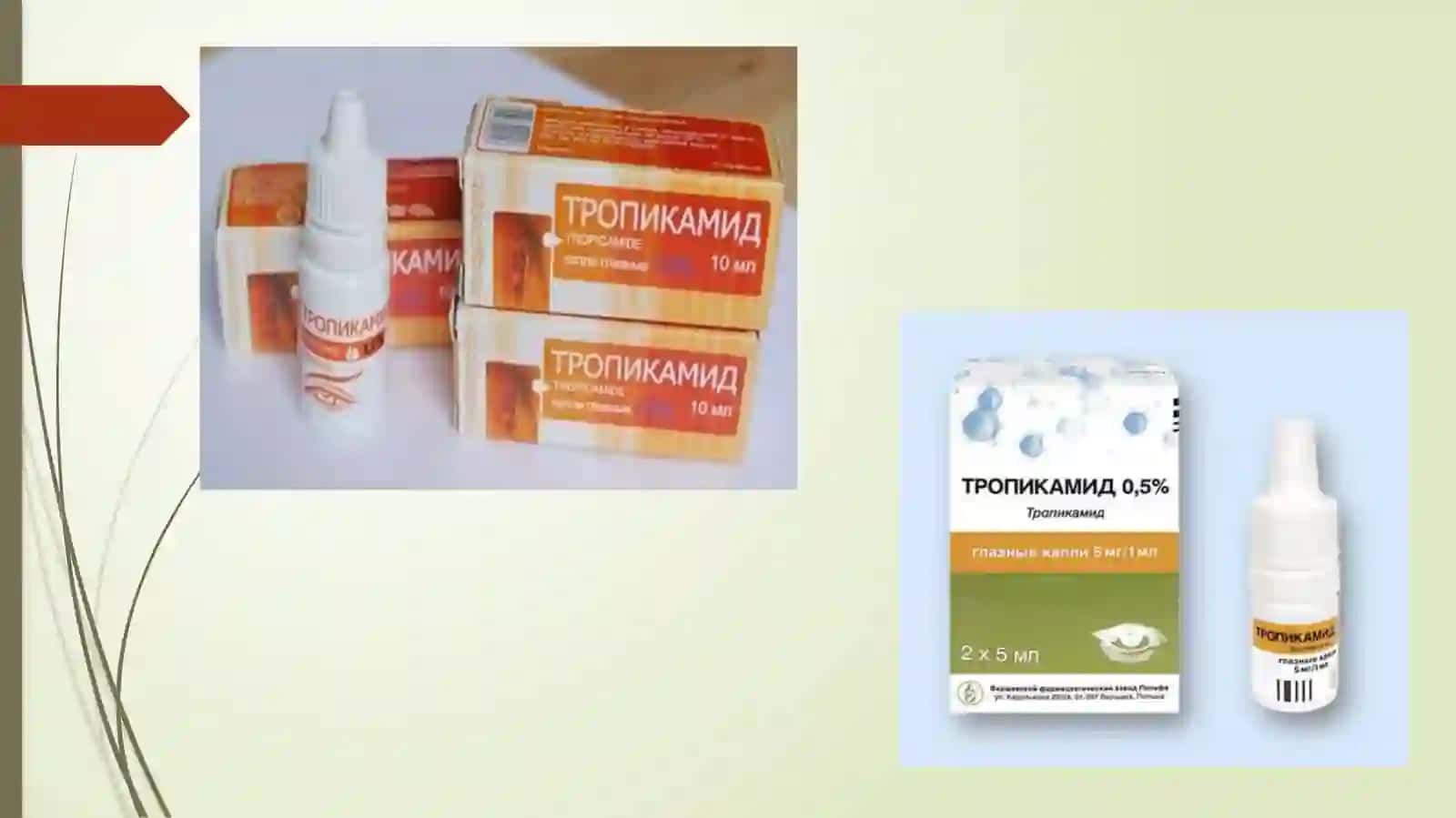 Tropikamiddori vositasining farmakologiyasi 4