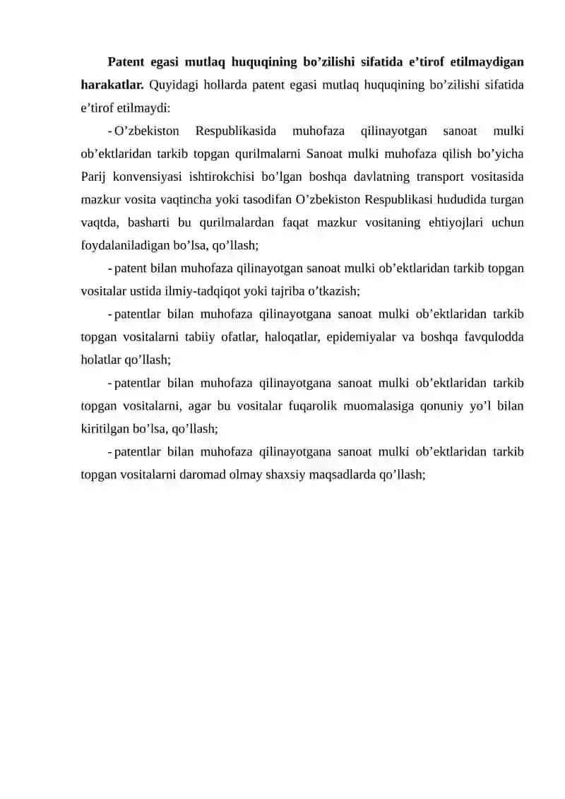 MUALLIFLIK HUQUQI VA TURDOSH HUQUQLARNI BUZGANLIK UCHUN JAVOBGARLIK 4