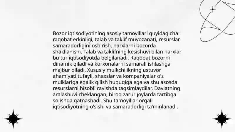 O‘ZBEKISTONDA BOZOR IQTISODIYOTIGA O’TISHNING XUSUSIYATLARI VA BOZOR ISLOHATLARINI AMALGA OSHIRISHDA TARAQQIYOT STRATEGIYASINING AHAMIYATI 4