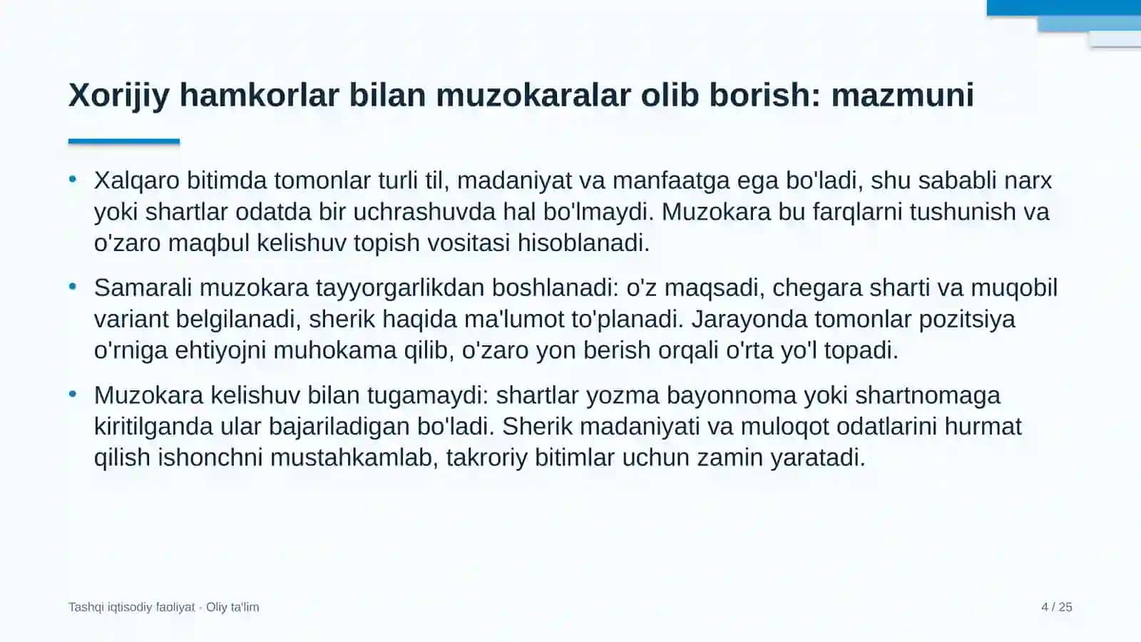 foto va video xizmatlarida xorijiy hamkorlar bilan muzokaralar olib borish 7245 4