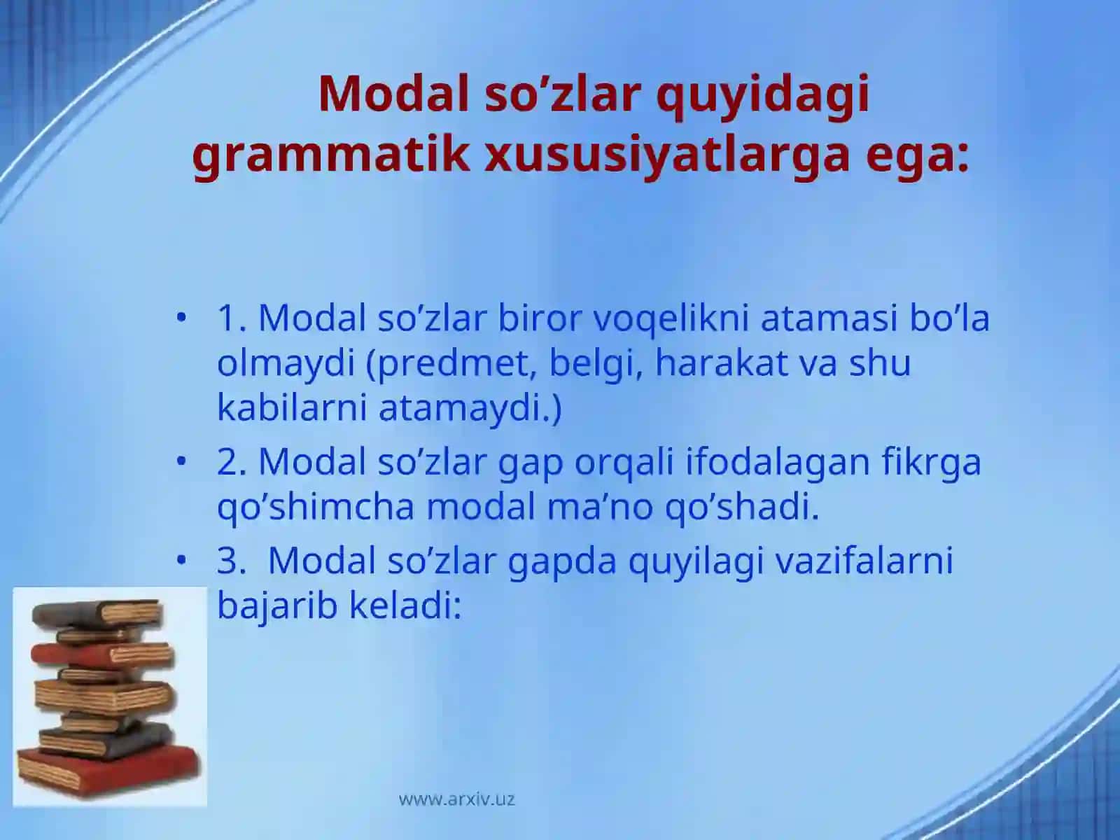 Modal so’zlar 4