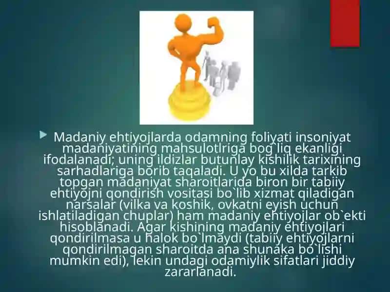 Ehtiyojlar turlari 4