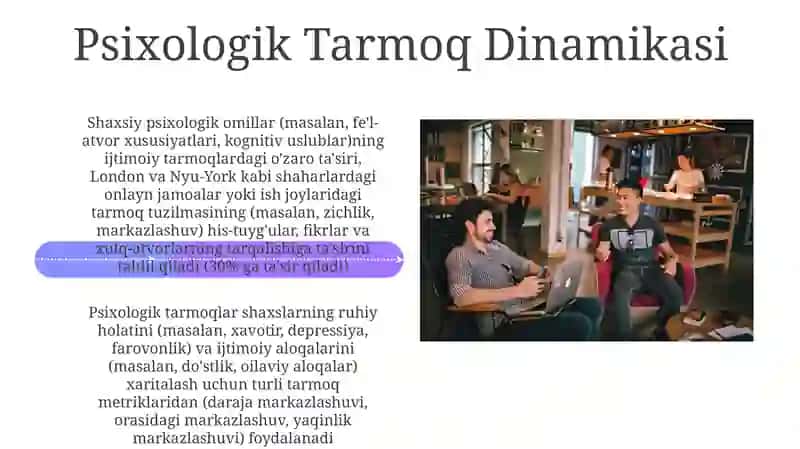 Psixologik tarmoqlar 4