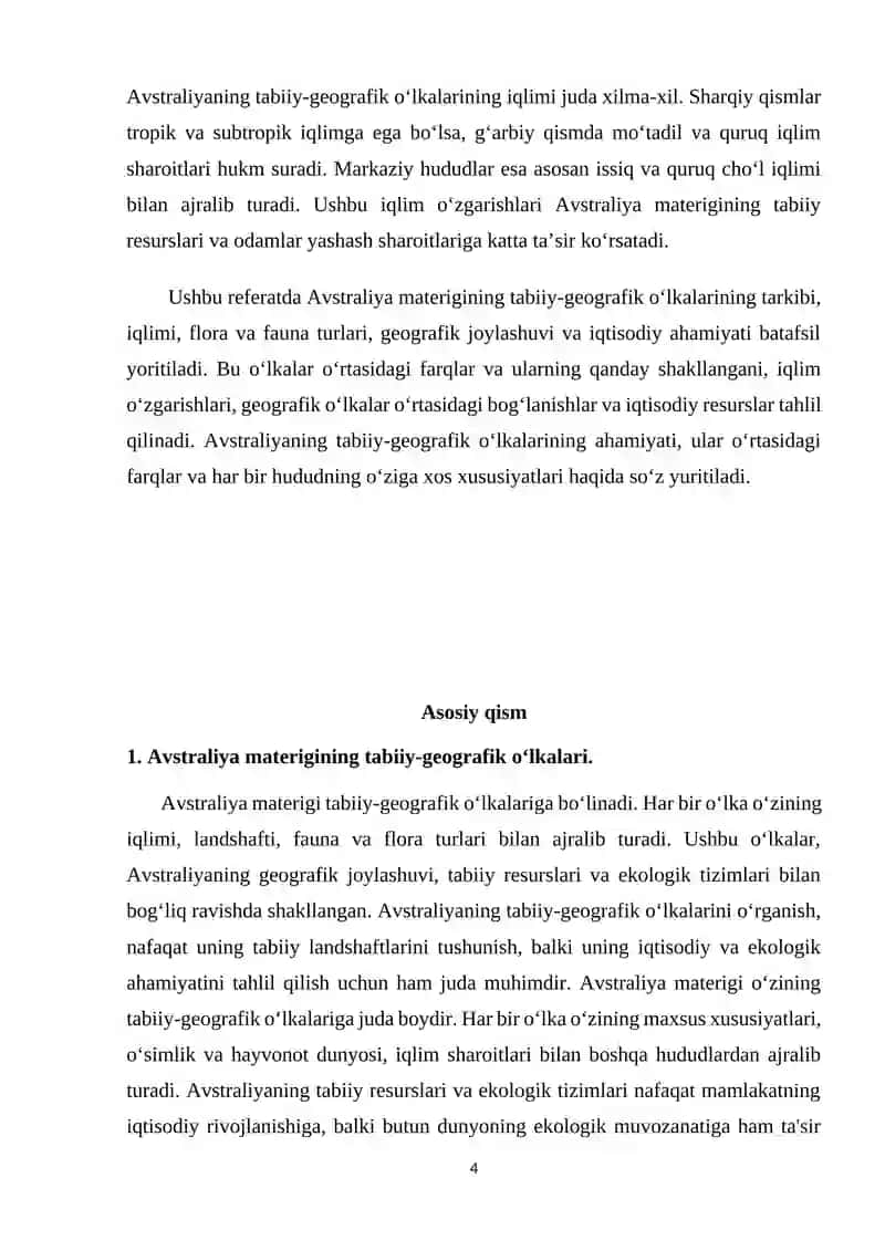 Avstraliya materigi tabiiy geografik o’lkalari 4