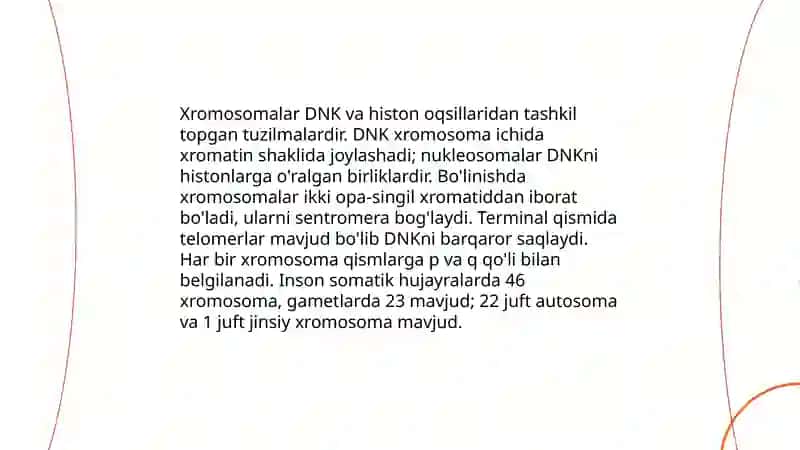 Genetik va irsiy kasalliklar haqida tushuncha 4
