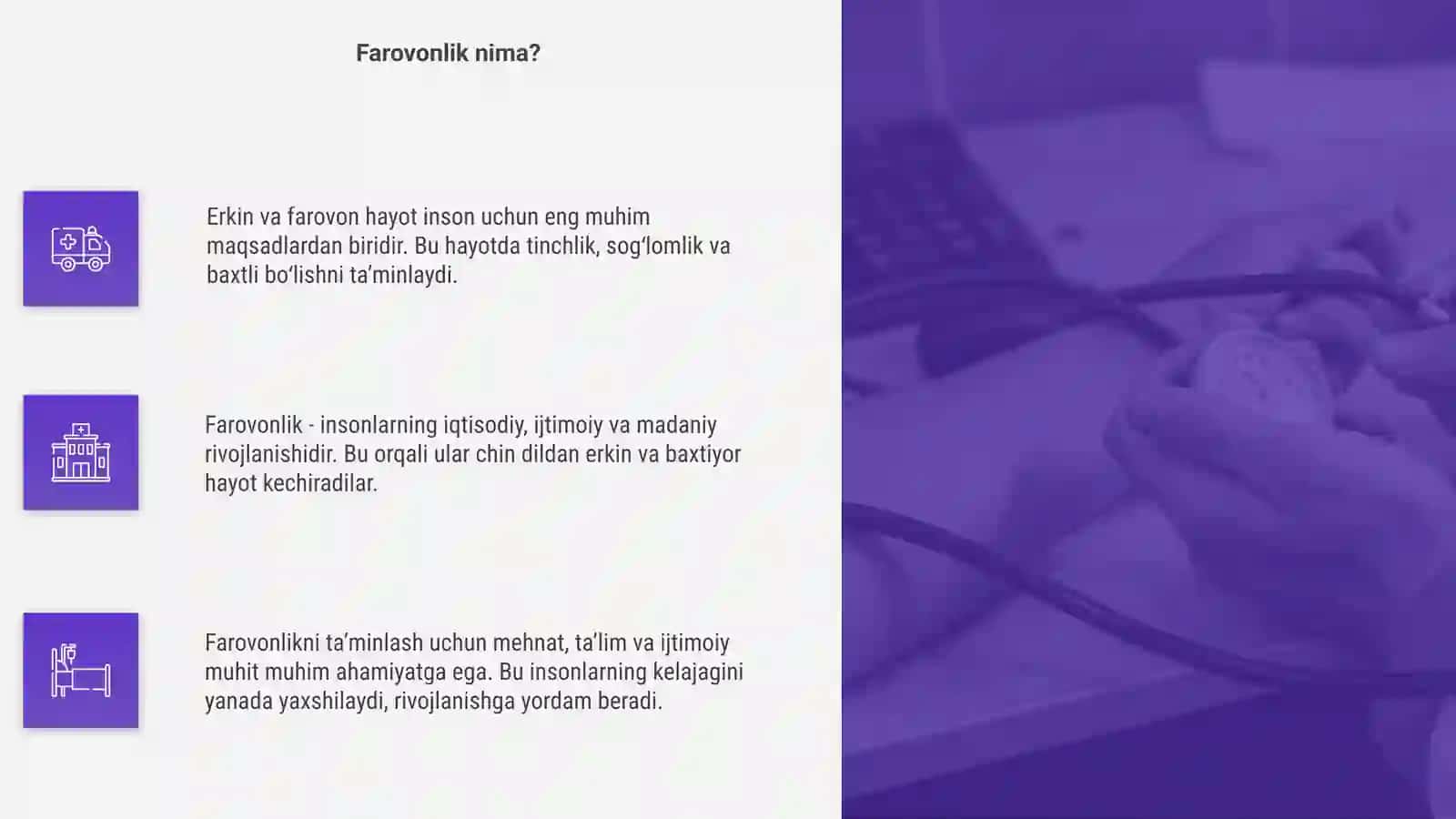 Erkin va farovon hayot mazmuni 4