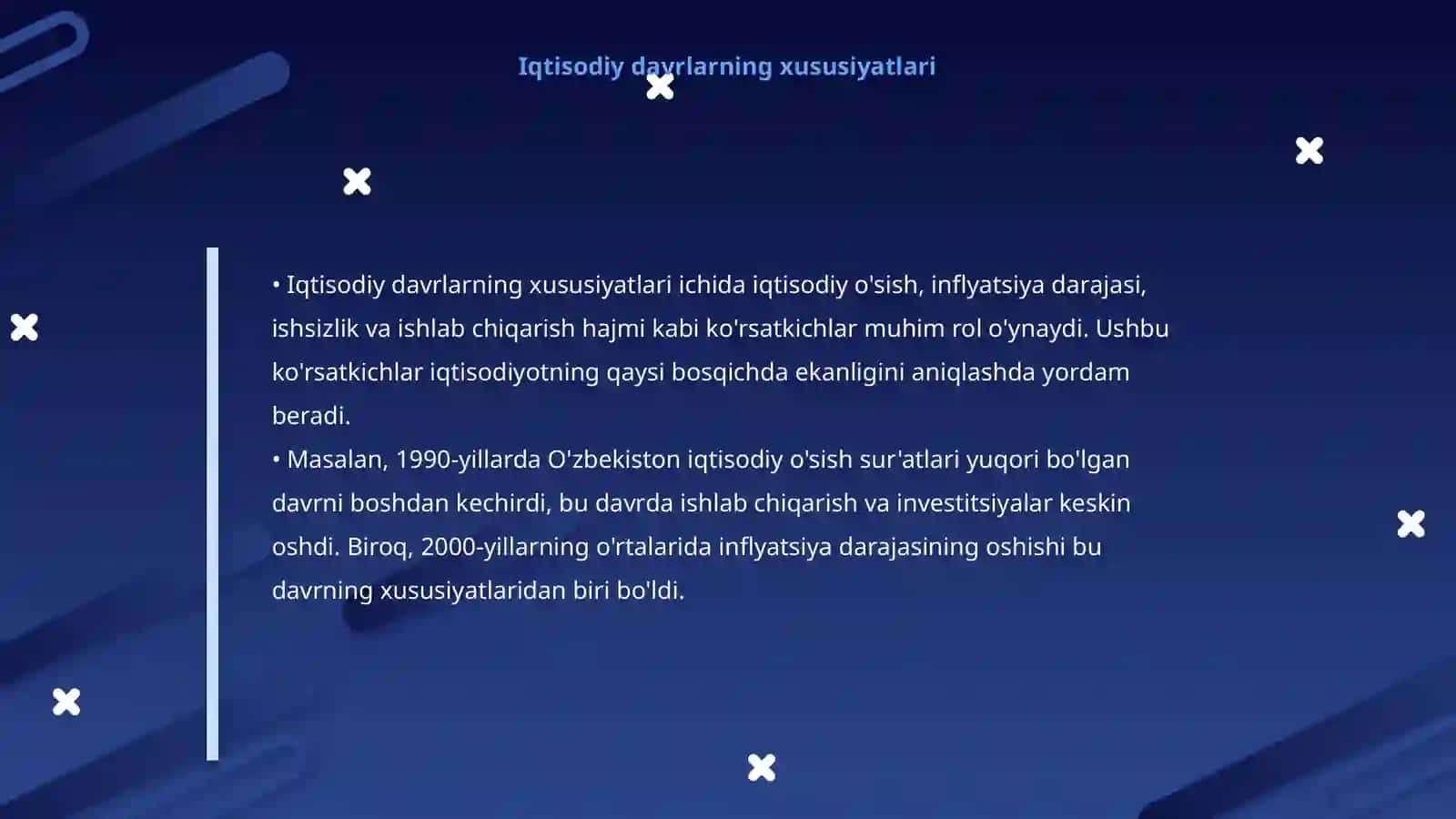 Iqtisodiy davr va tebranishlar 4