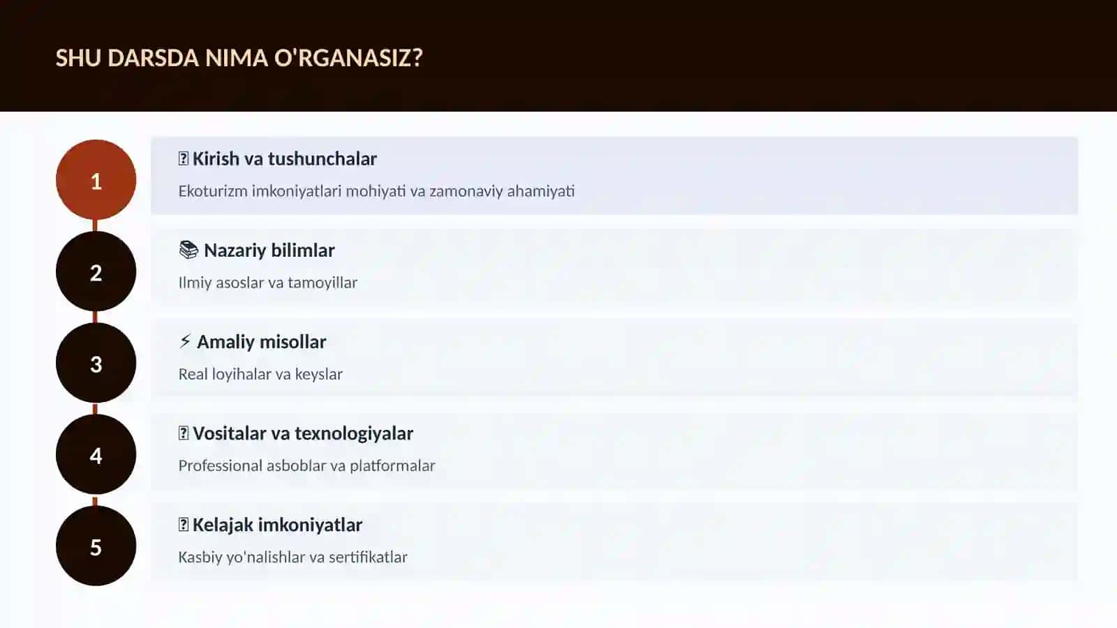 Ekoturizm imkoniyatlari 4