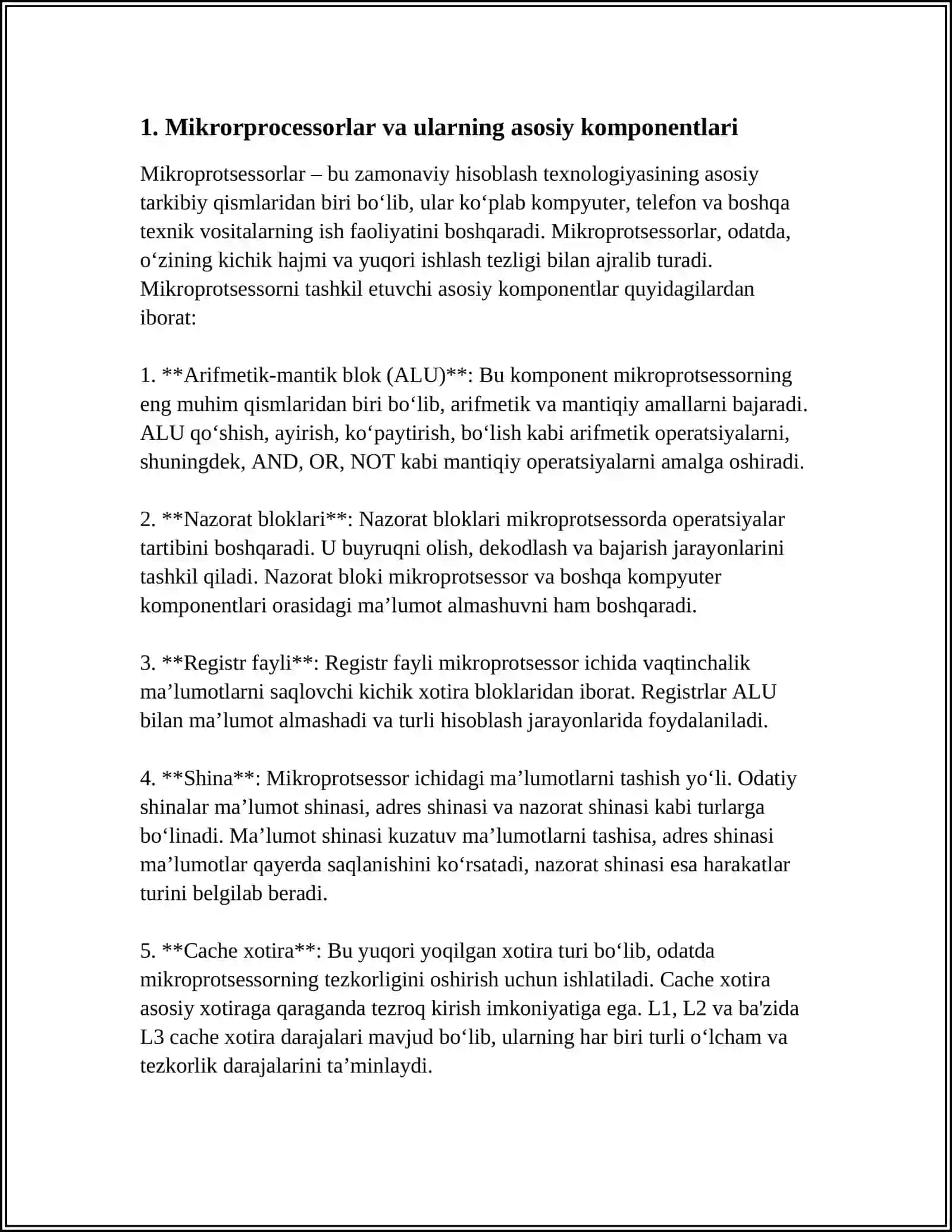 MIKROPRATSESSOR QURILMALARIDA CHASTOTA KO‘PAYTIRGICHLARI 4