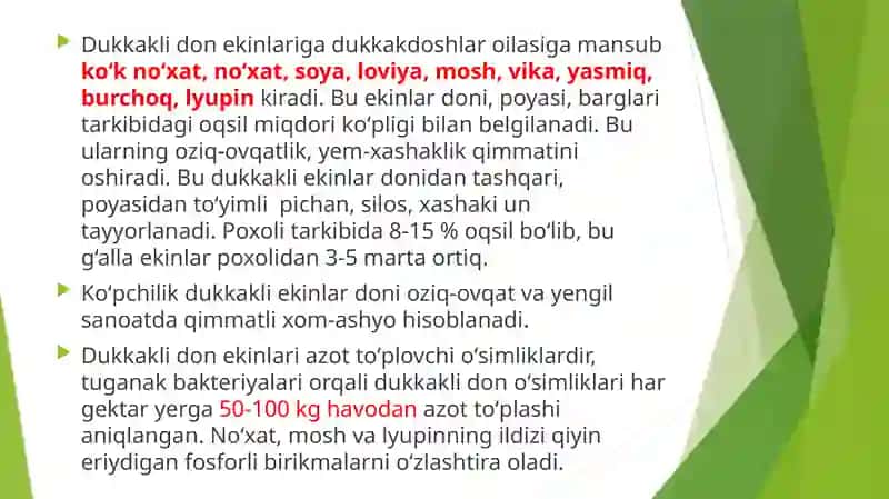 Dukkakli Ekinlar Urug‘lаrni Sаqlаsh va Dastlabki Qayta Ishlashjarayonlari 4