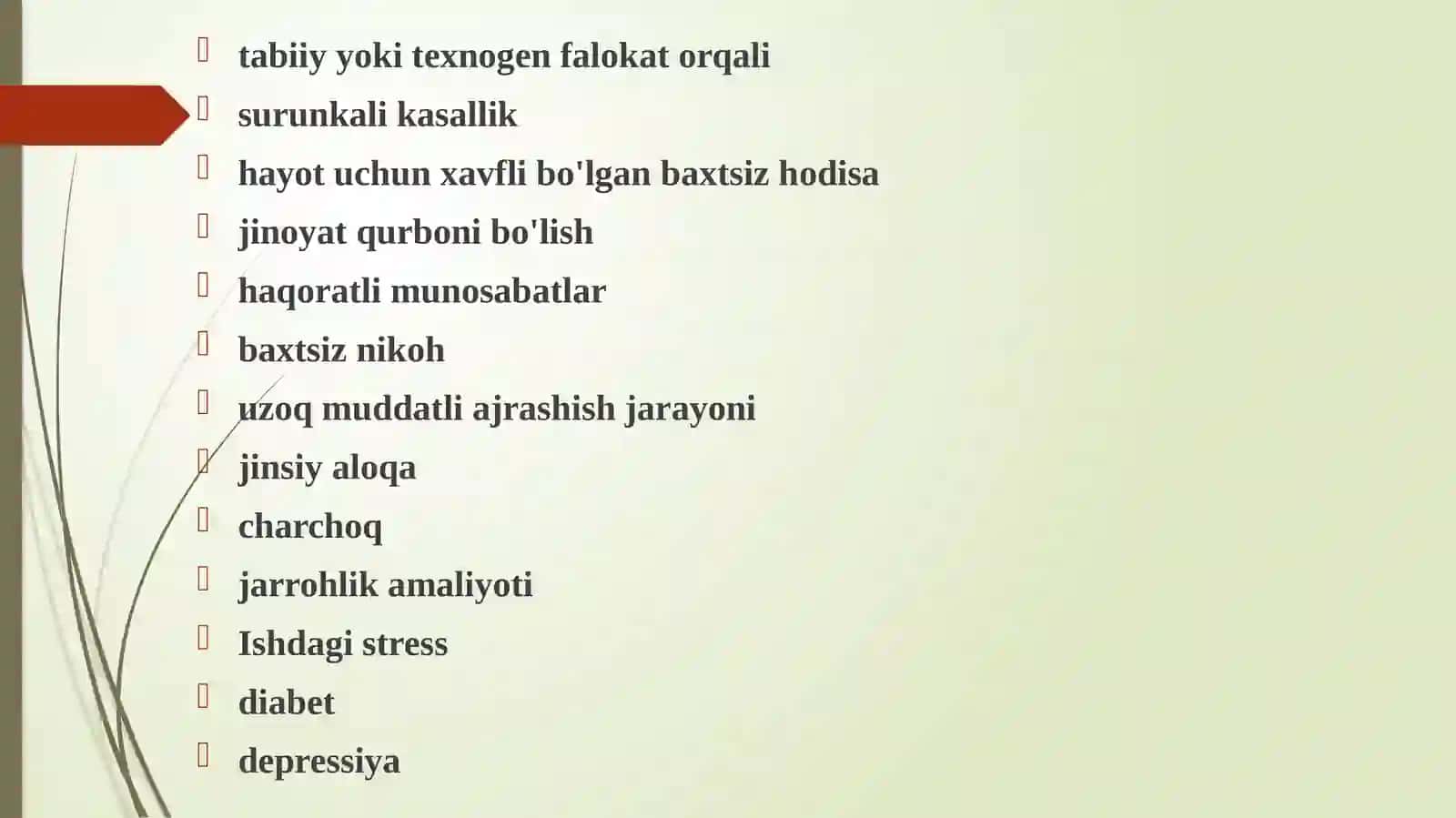 Qayg‘uvayo‘qotishtajribasi. Qurolli mojarolardanjabrlangan bolalar, o‘spirinlar va ayollar bilan ishlashning o‘ziga xos jihatlari. Migratsiya va majburiy ko‘chirishning bolalar va o‘smirlarga ta’siri: bolalar va ota-onalaridan ajratilgan yoki ajralgan bolalar 4