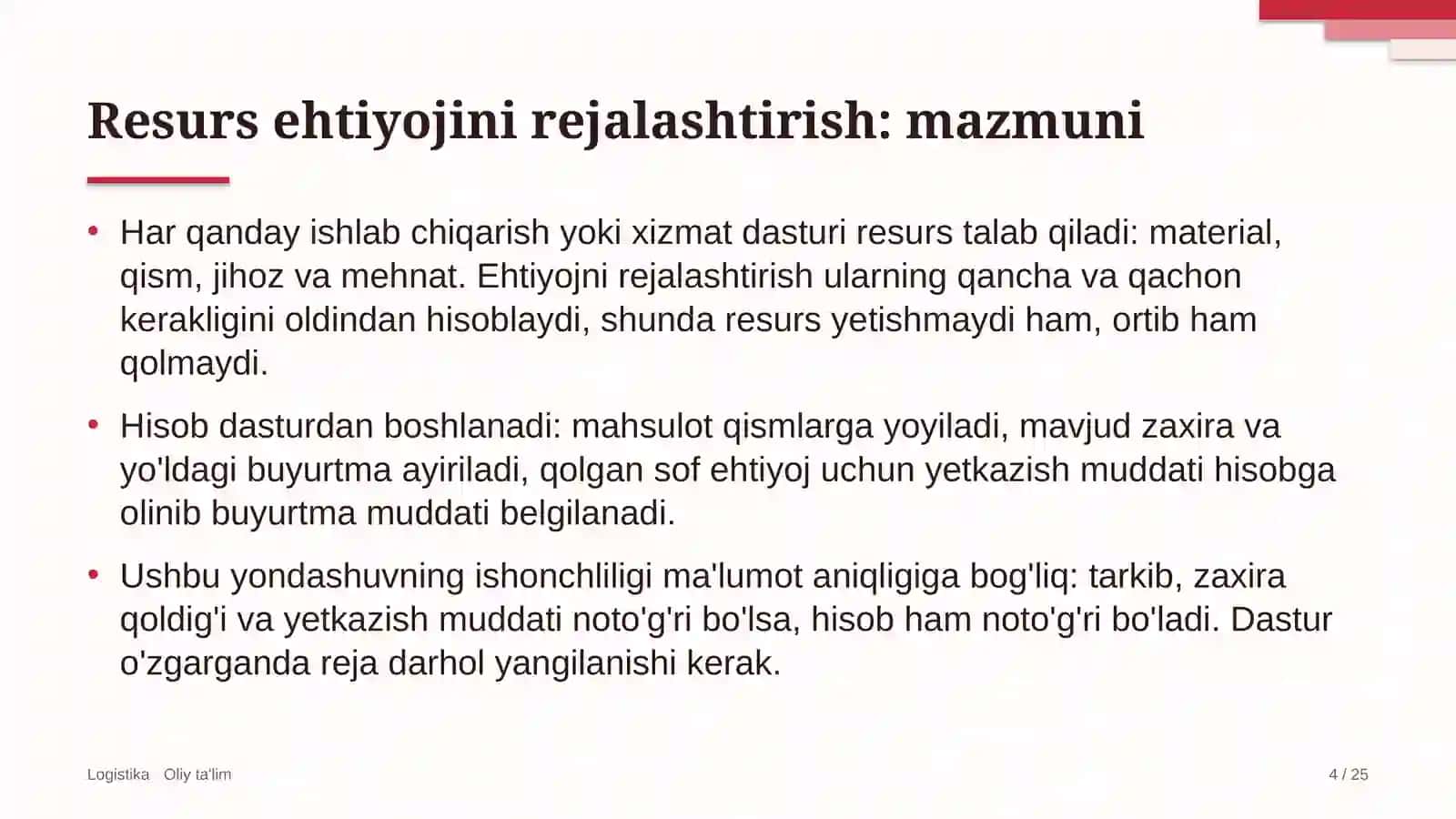 Ko'p tarmoqli shifoxonalarda resurslarga ehtiyojni rejalashtirish 4