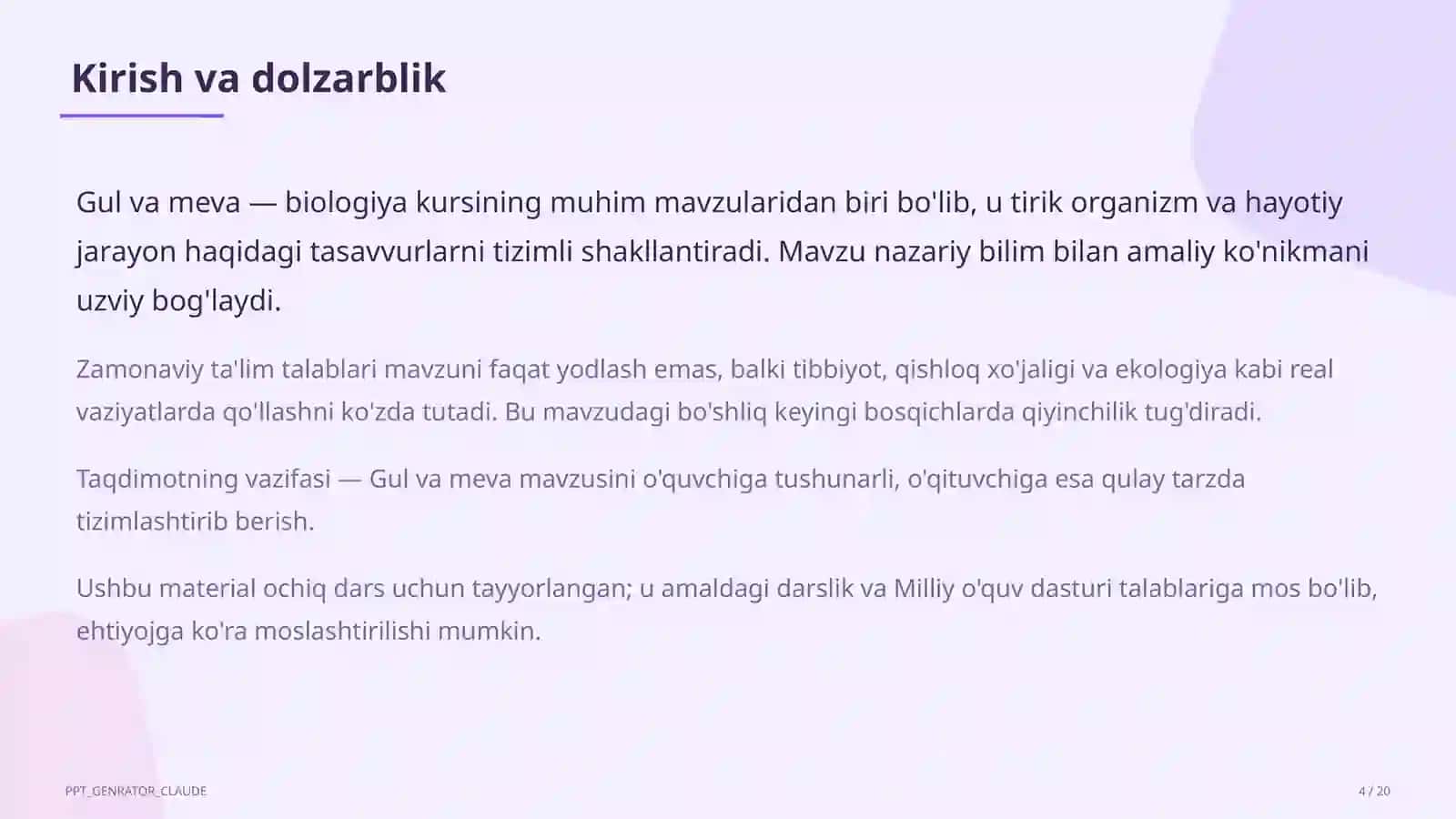 Gul va meva (5-sinf) 4