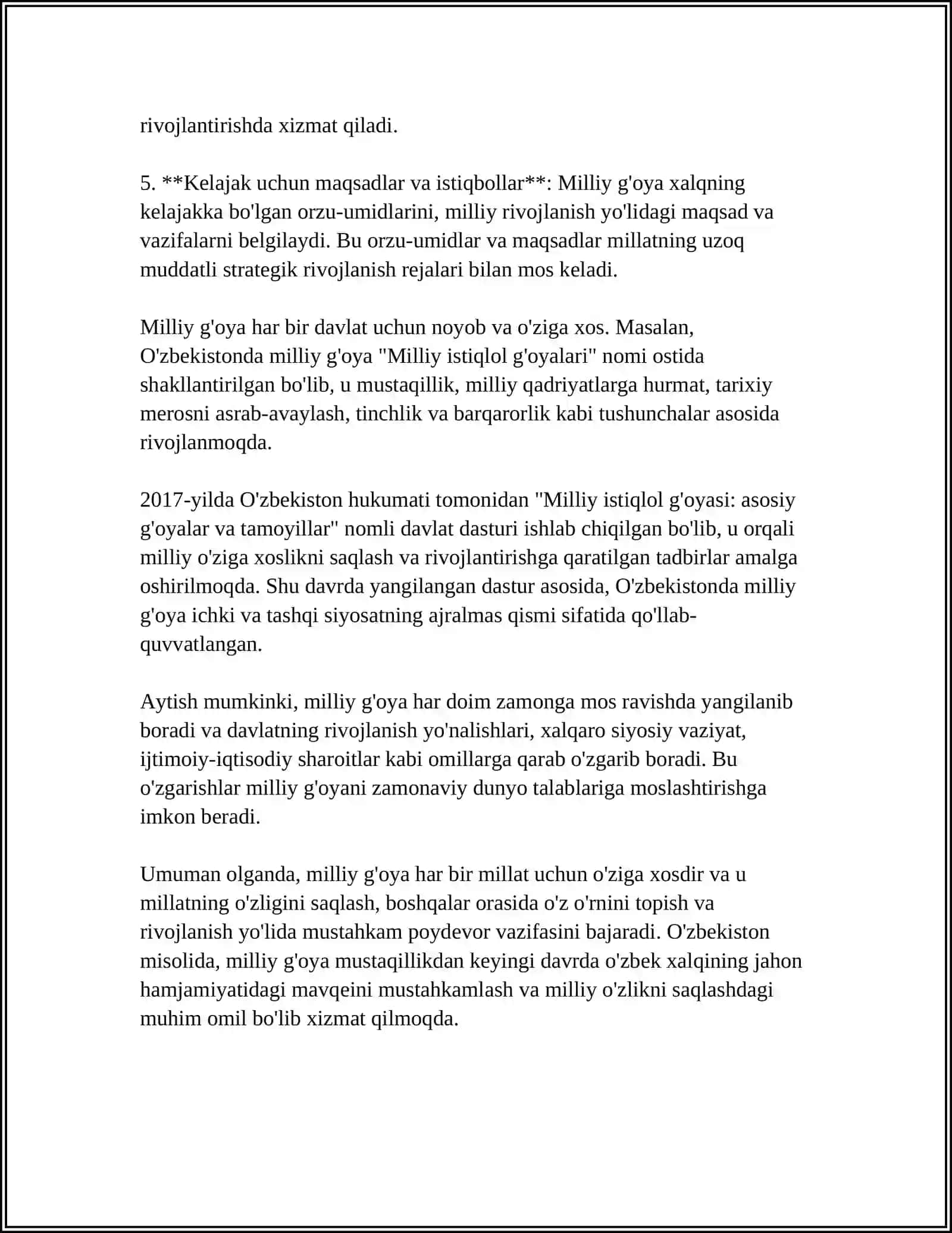 MILLIY G`ОYADА SIYOSIY INSTITUTLАR VА MАFKURАLАR ХILMА ХILLIGI TАMОYILI 4