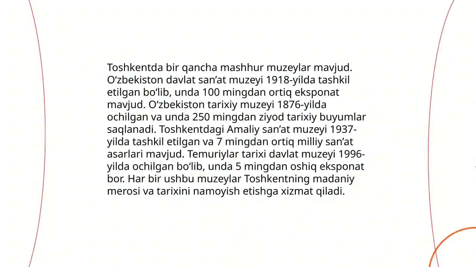 Oʻzbekiston muzaylari 4