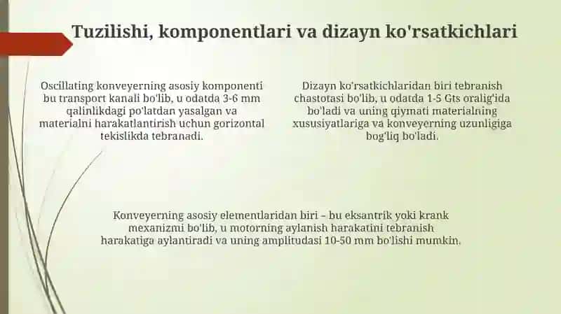Tebranuvchi konveyerlar 4